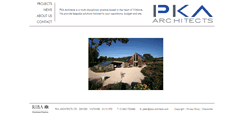 Desktop Screenshot of pka-architects.com